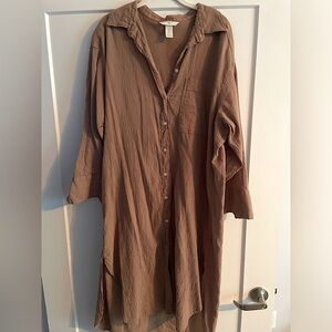 H&M Oversized Collared Dress